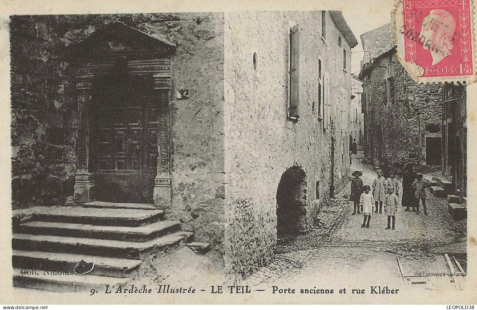Le Teil Porte Ancienne Et Rue Kléber - Le Teil