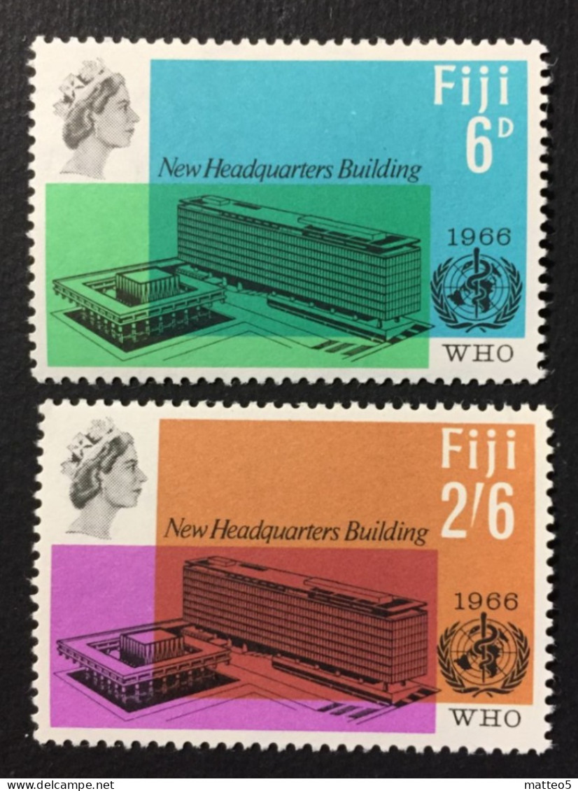 1966 Fiji - Inauguration Of W.H.O. New Headquarters Building - Unused - Fidji (...-1970)