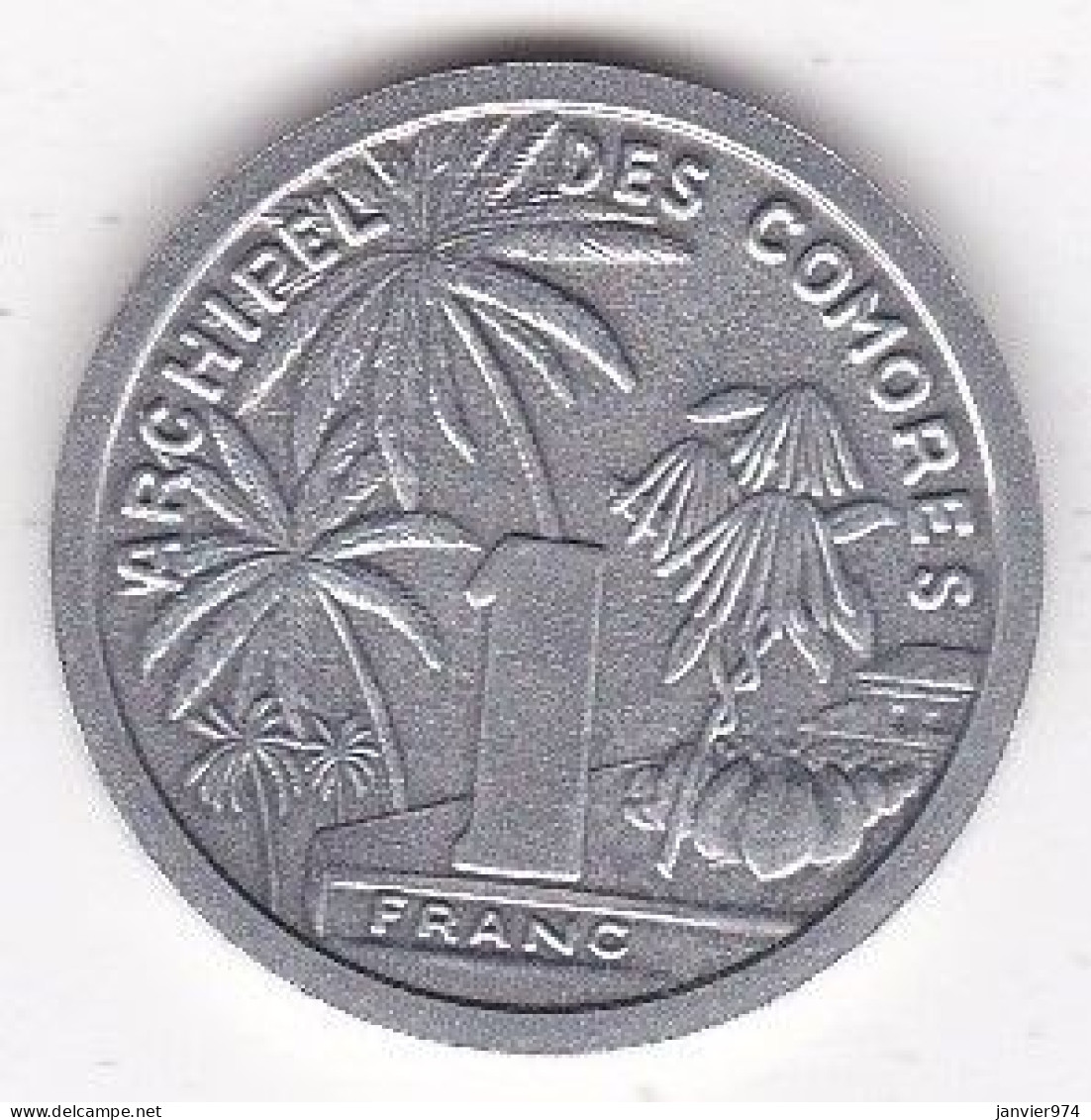 Archipel Des Comores , Republique Française 1 Franc 1964 ESSAI , En Aluminium LEC# 32, UNC - Comoren