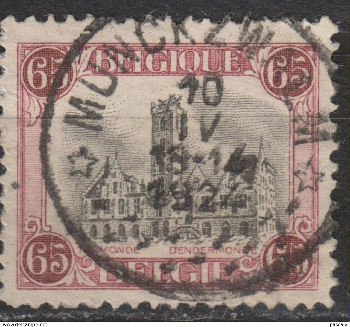 COB 182 Oblitération Centrale Relais étoile * MUNCKZWALM * - Used Stamps