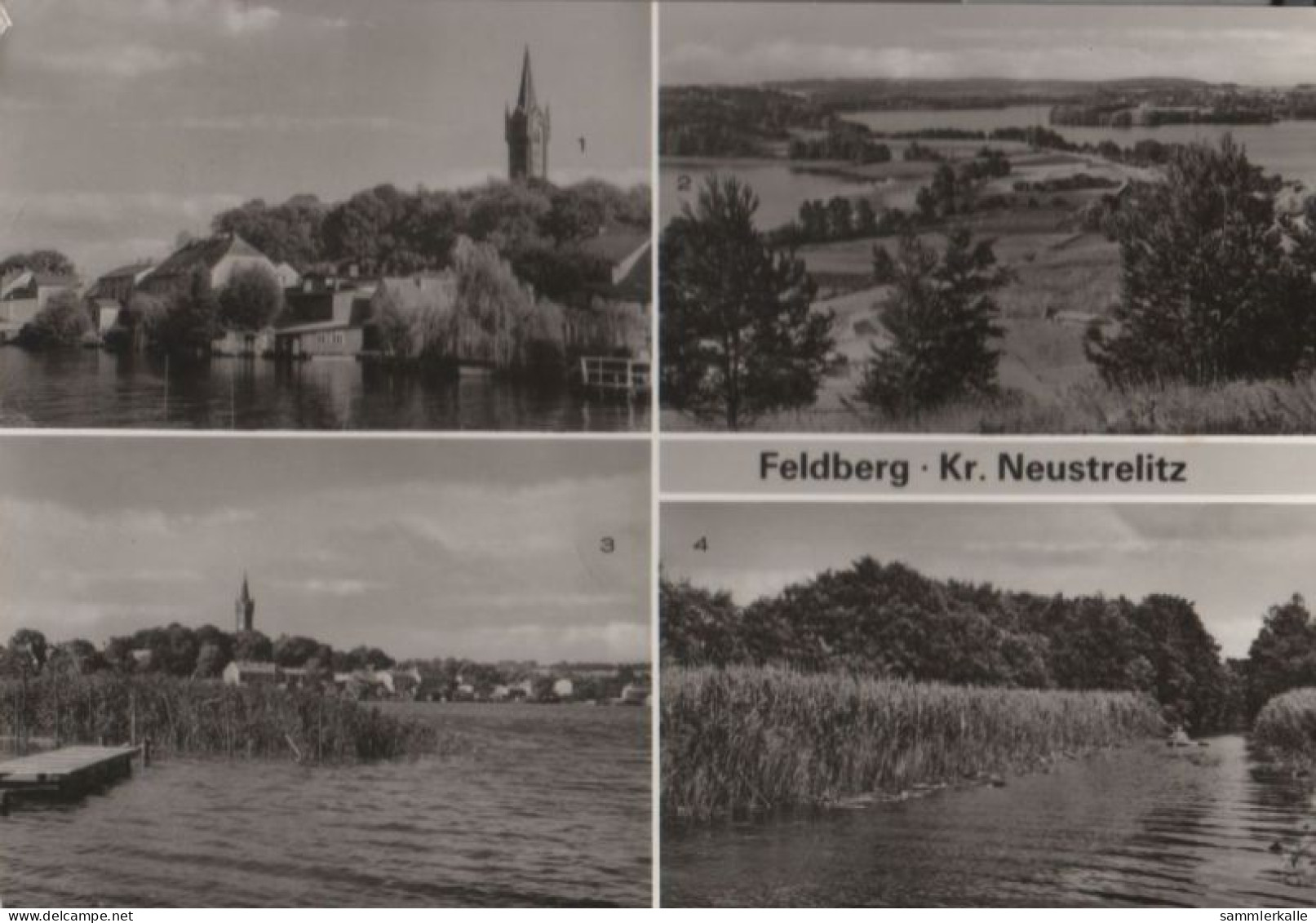 45730 - Feldberg, Feldberger Seenlandschaft - U.a. Seerosen-Kanal - 1985 - Feldberg
