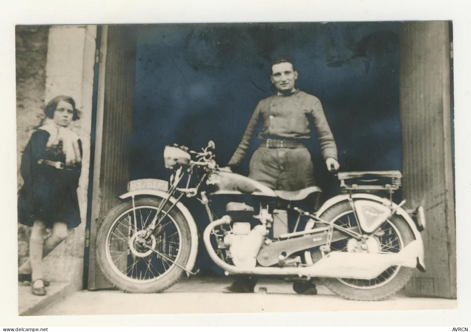 Photographie Originale 1936  MOTO PEUGEOT 515 . - Motorfietsen