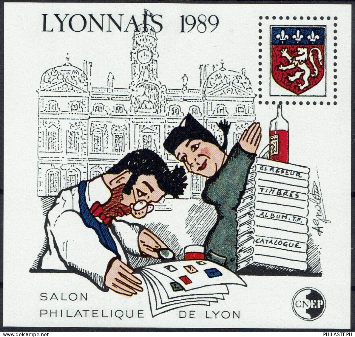 FRANCE CNEP N° 10 -  LYONNAIS 1989 - Salon Philatélique De Lyon - Guignol - Neuf ** - CNEP