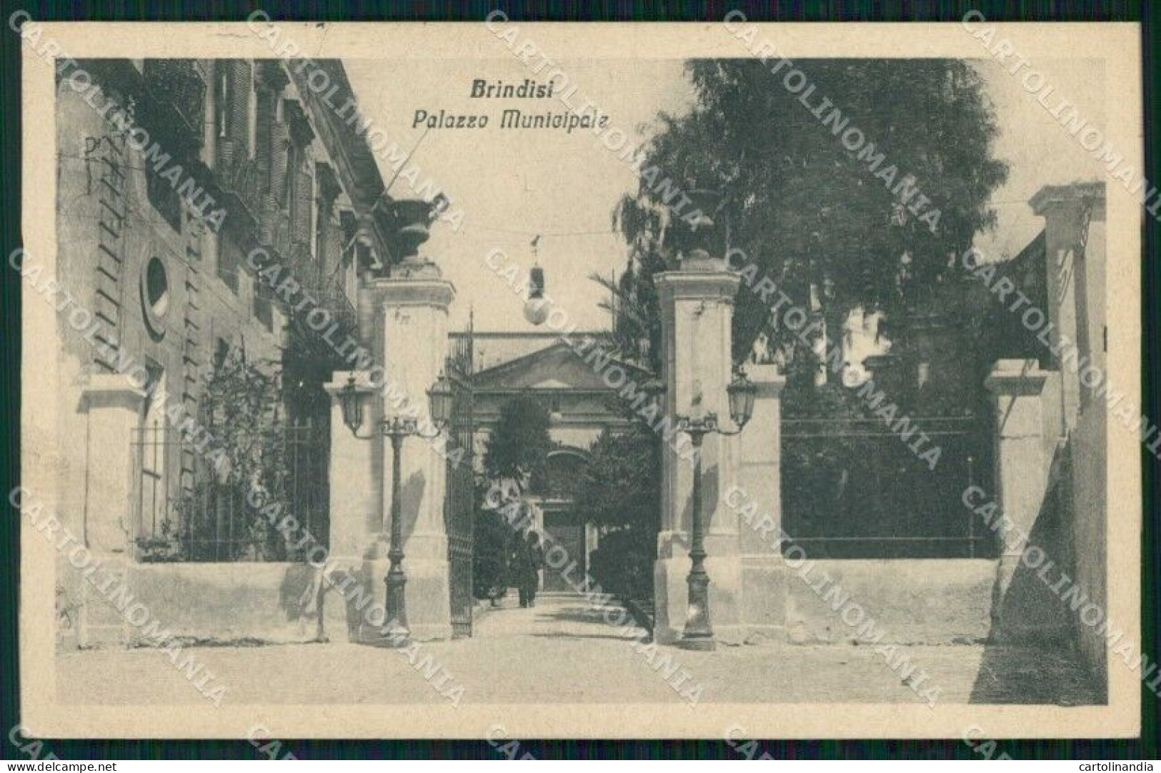 Brindisi Città Palazzo Municipale Cartolina RB6068 - Brindisi