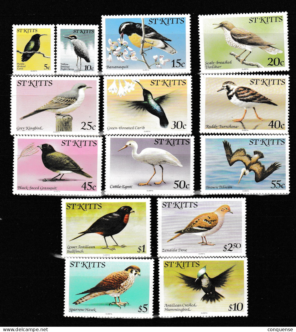 ST KITTS  1981 **  MNH  MICHES  441\61  BUENOS  PAJAROS - St.Kitts And Nevis ( 1983-...)