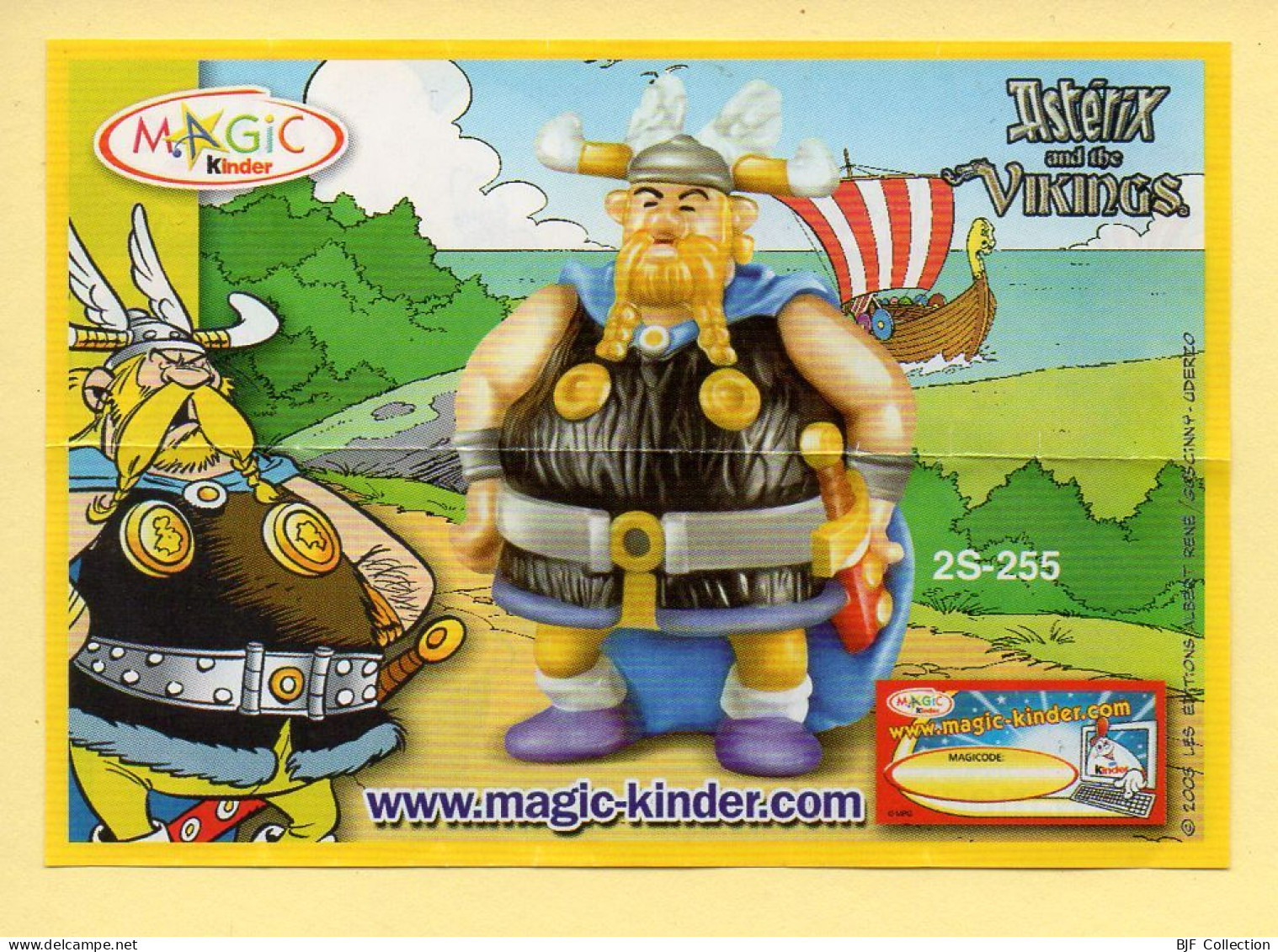 Kinder : BPZ N° 2S-255 : Série Astérix And The Vikings - Handleidingen