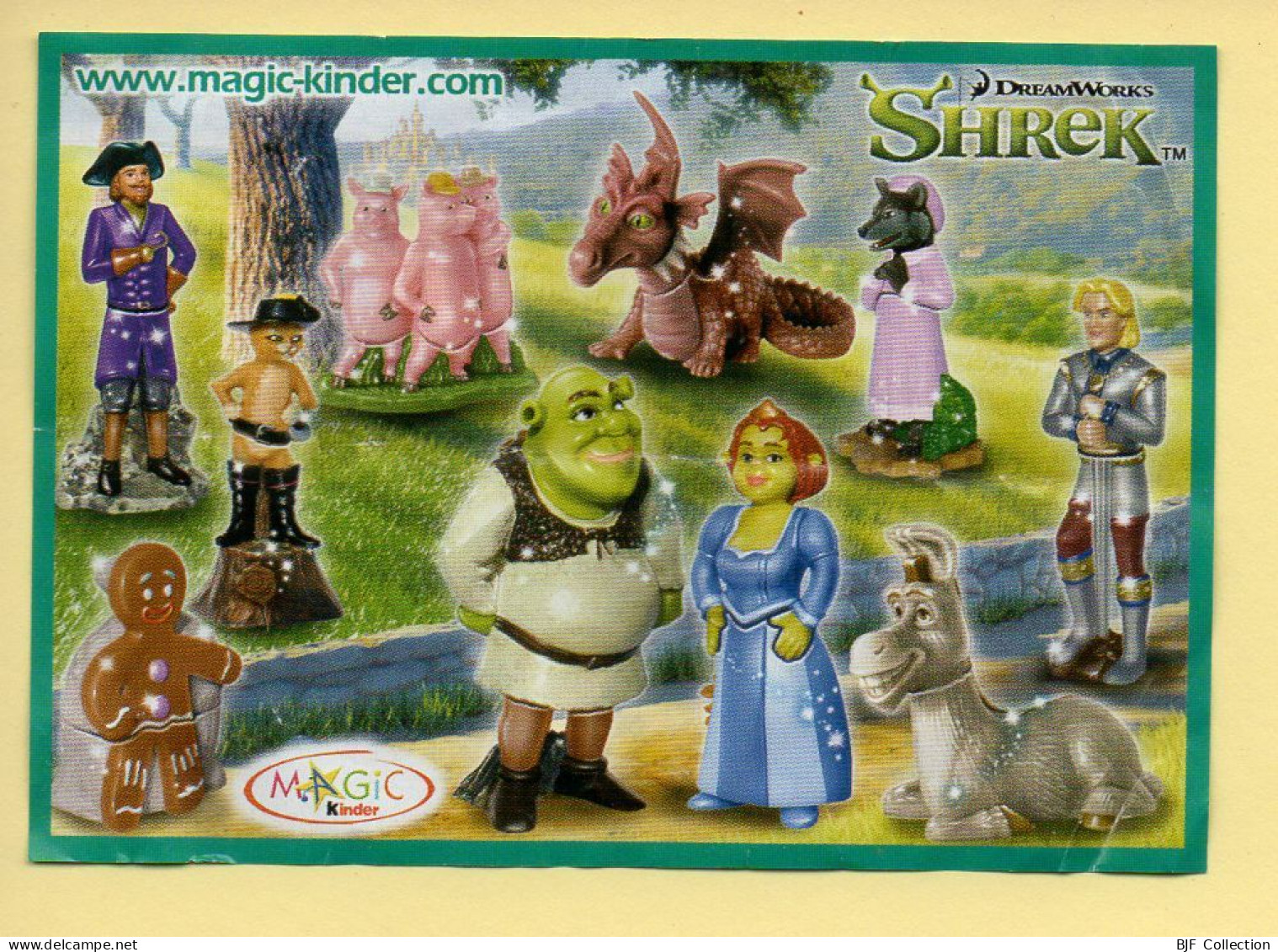 Kinder : BPZ N° ST271 : Shrek / Série SHREK - Notices