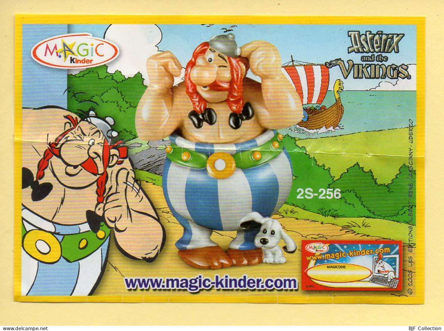 Kinder : BPZ N° 2S-256 : Série Astérix And The Vikings - Handleidingen