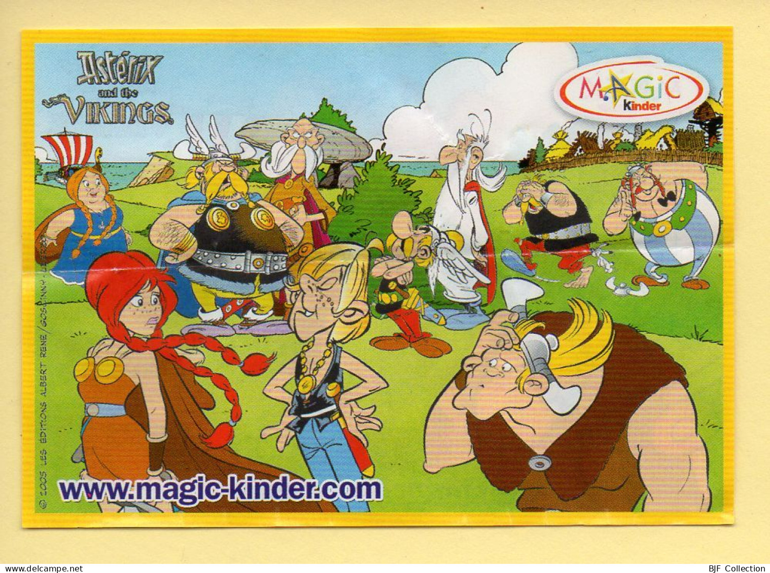 Kinder : BPZ N° 2S-256 : Série Astérix And The Vikings - Instrucciones