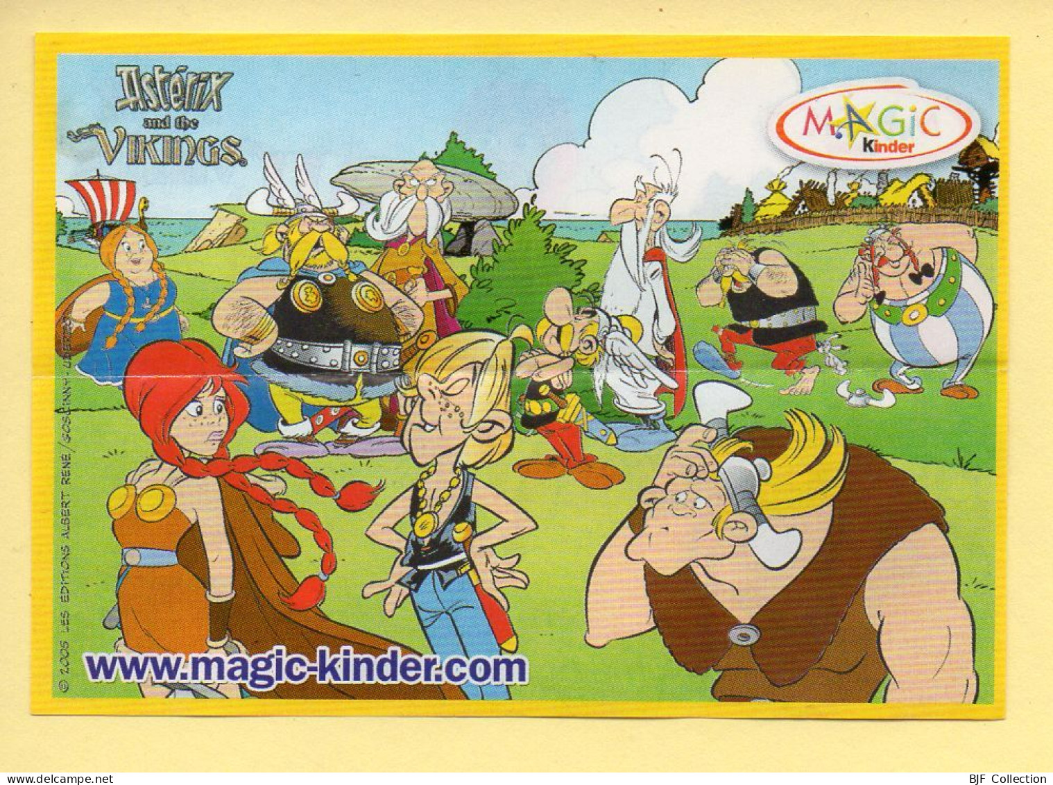 Kinder : BPZ N° 2S-251 : Série Astérix And The Vikings - Instructions