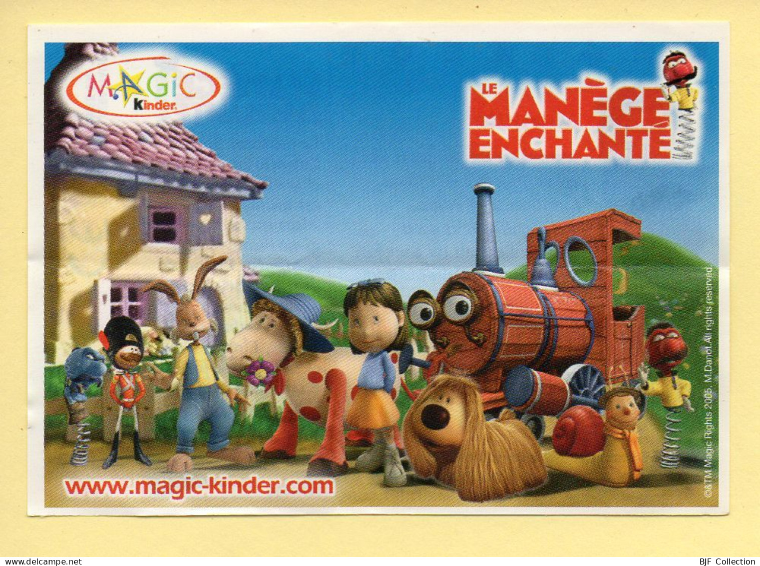 Kinder : BPZ N° S - 304 : Margote / Série Le Manège Enchanté - Instructions