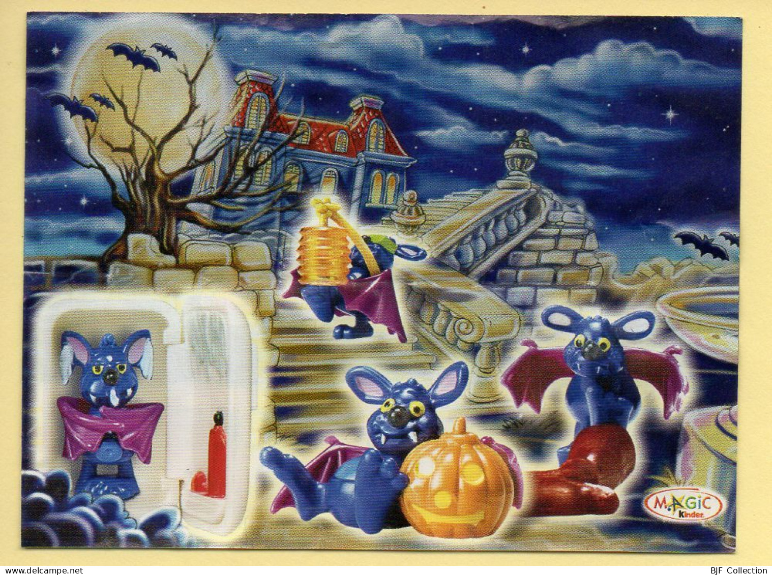 Kinder : BPZ N° S-H-4 / Halloween / Chauve-souris - Notices