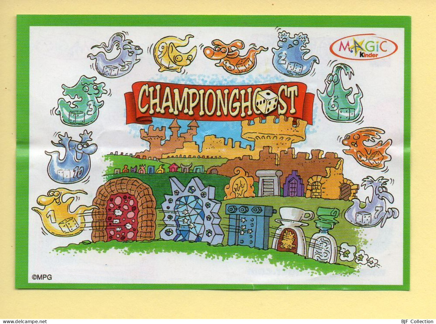 Kinder : BPZ N° 2S-49 : Série ChampionGhost - Handleidingen