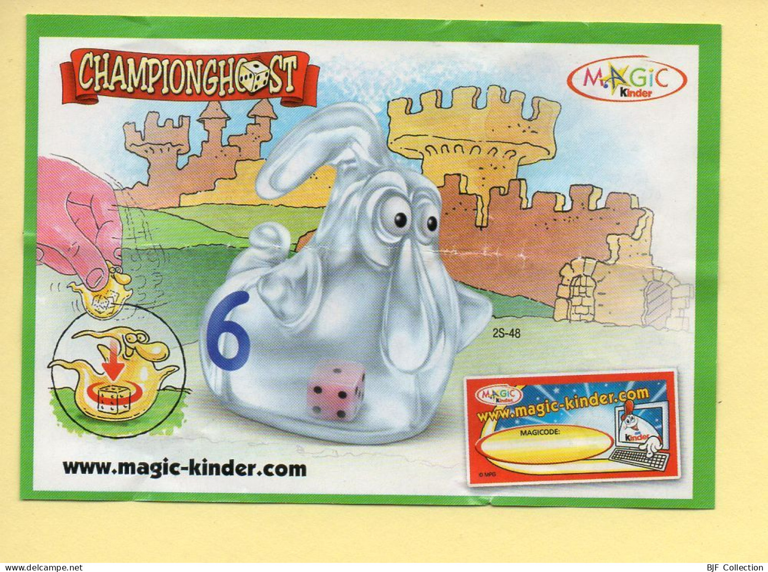 Kinder : BPZ N° 2S-48 : Série ChampionGhost - Instrucciones