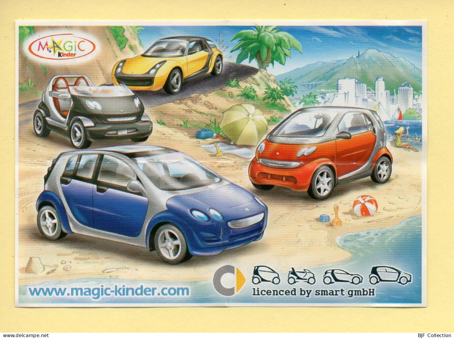 Kinder : BPZ N° C-140 : Série Voitures / Smart / Fortwo Coupé - Instrucciones