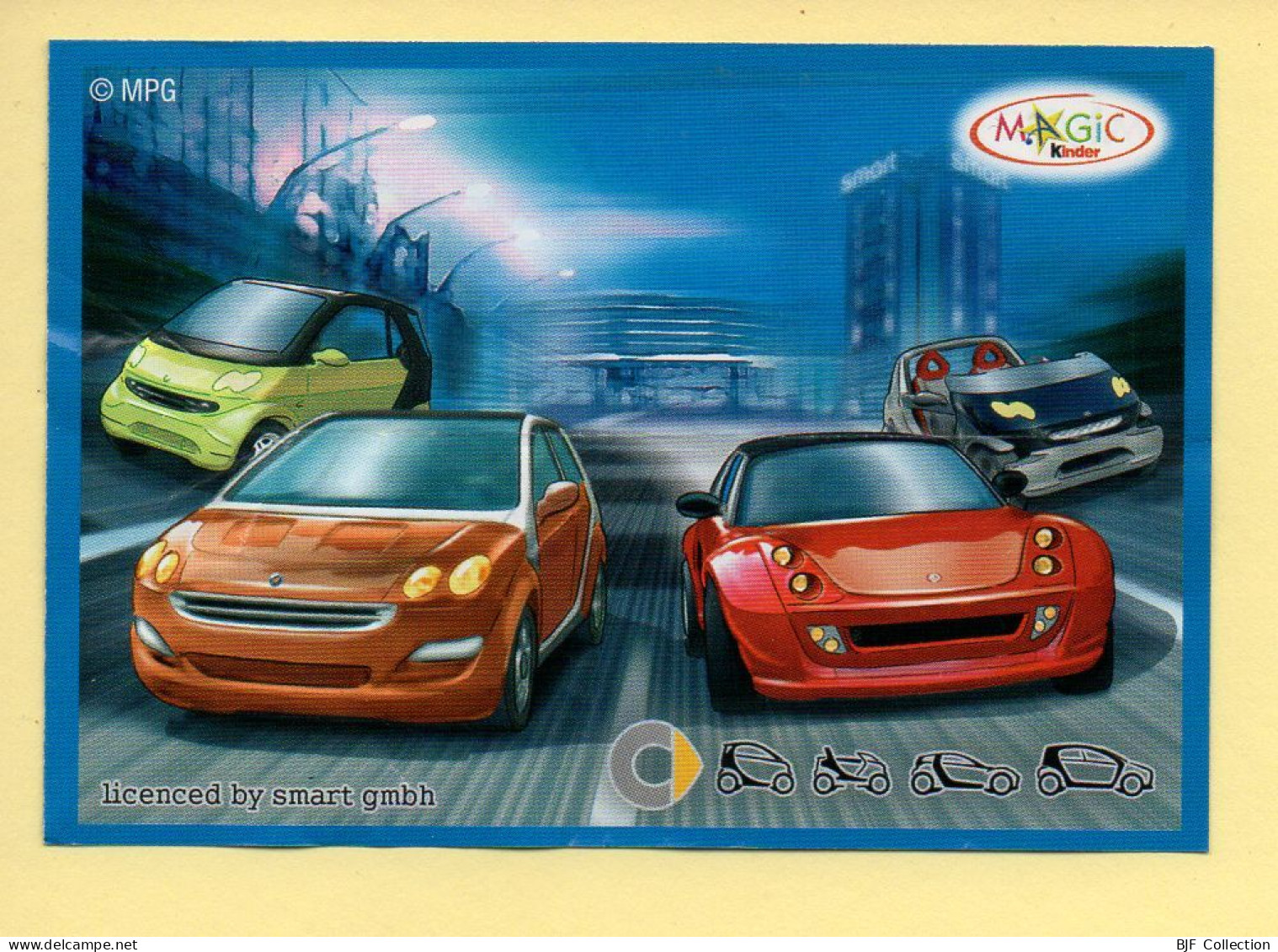 Kinder : BPZ N° C-137 : Série Voitures / Smart / Roadster-coupé - Instrucciones