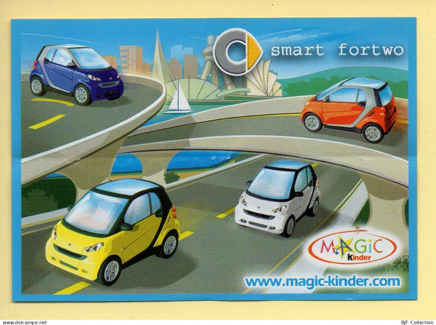 Kinder : BPZ N° TT089 : Série Voitures / Smart / Fortwo (bleue) - Handleidingen