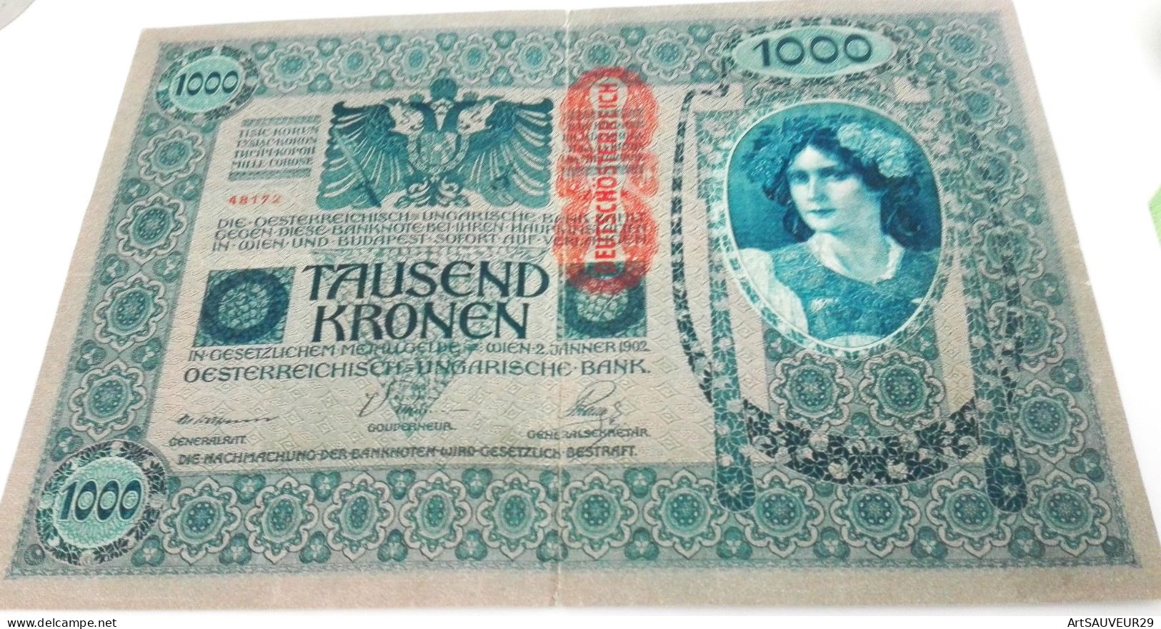 BILLET  Autriche Hongrie   (1000() TAUSEND KRONENde 1902 - Altri – Europa