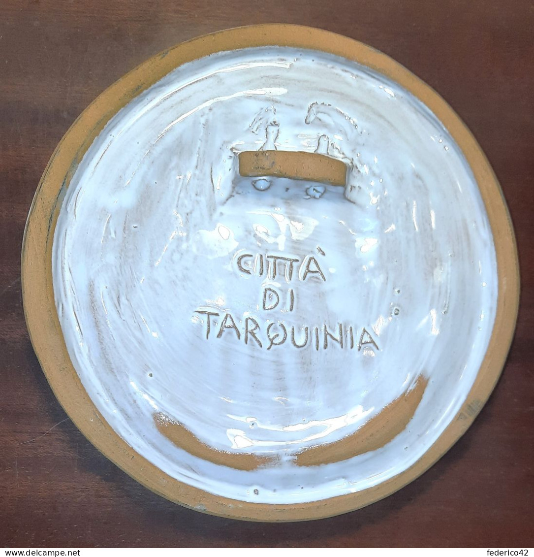 MEDAGLIA DI CERAMICA PER IL GEMELLAGGIO DI FAENZA-TARQUINIA 2023 - Royaux/De Noblesse