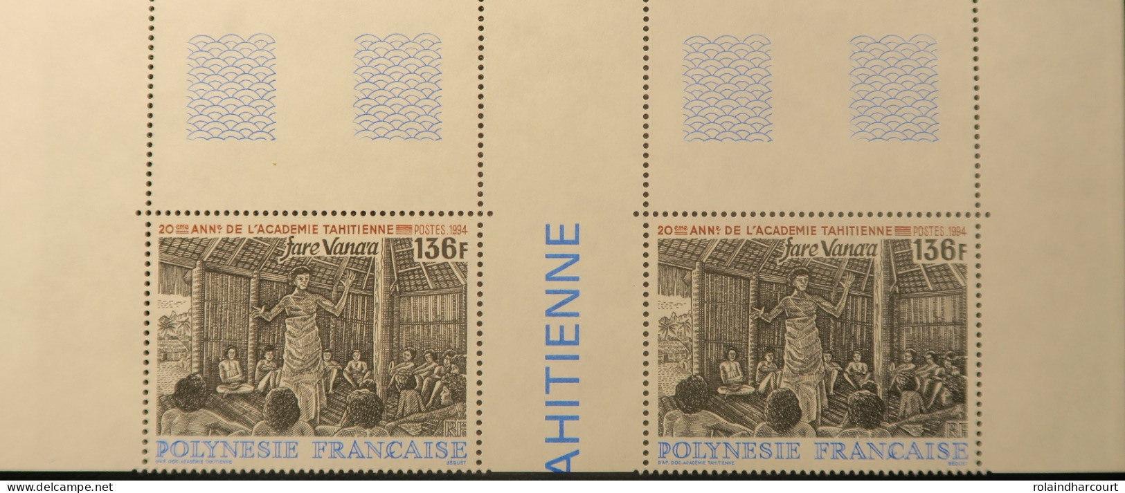 LP3969/484 - POLYNESIE FRANÇAISE - 1994 - Académie Tahitienne - N°457 NEUFS** HAUT DE FEUILLE - Cote (2024) : 7,20 € - Nuevos