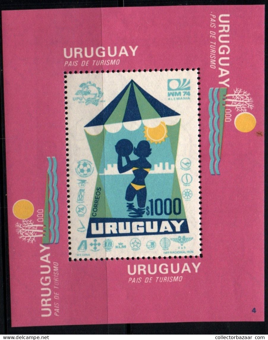 1974 Uruguay Tourism Germany 1974  #882 ** MNH - Uruguay