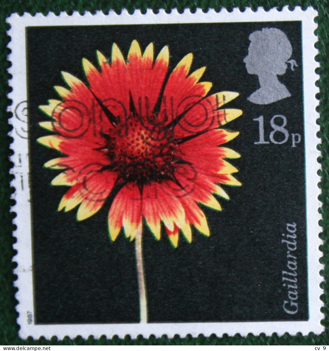 FLOWERS Fleur Blumen (Mi 1097) 1987 Used Gebruikt Oblitere ENGLAND GRANDE-BRETAGNE GB GREAT BRITAIN - Usados