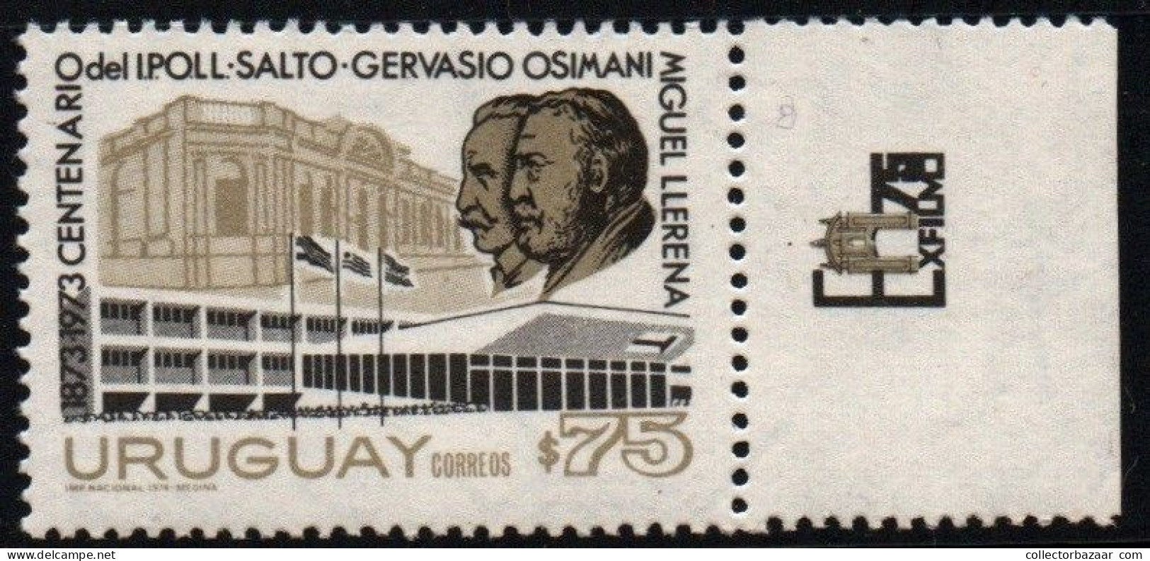 1974 Uruguay Old And New School And Founders  #883 ** MNH - Uruguay