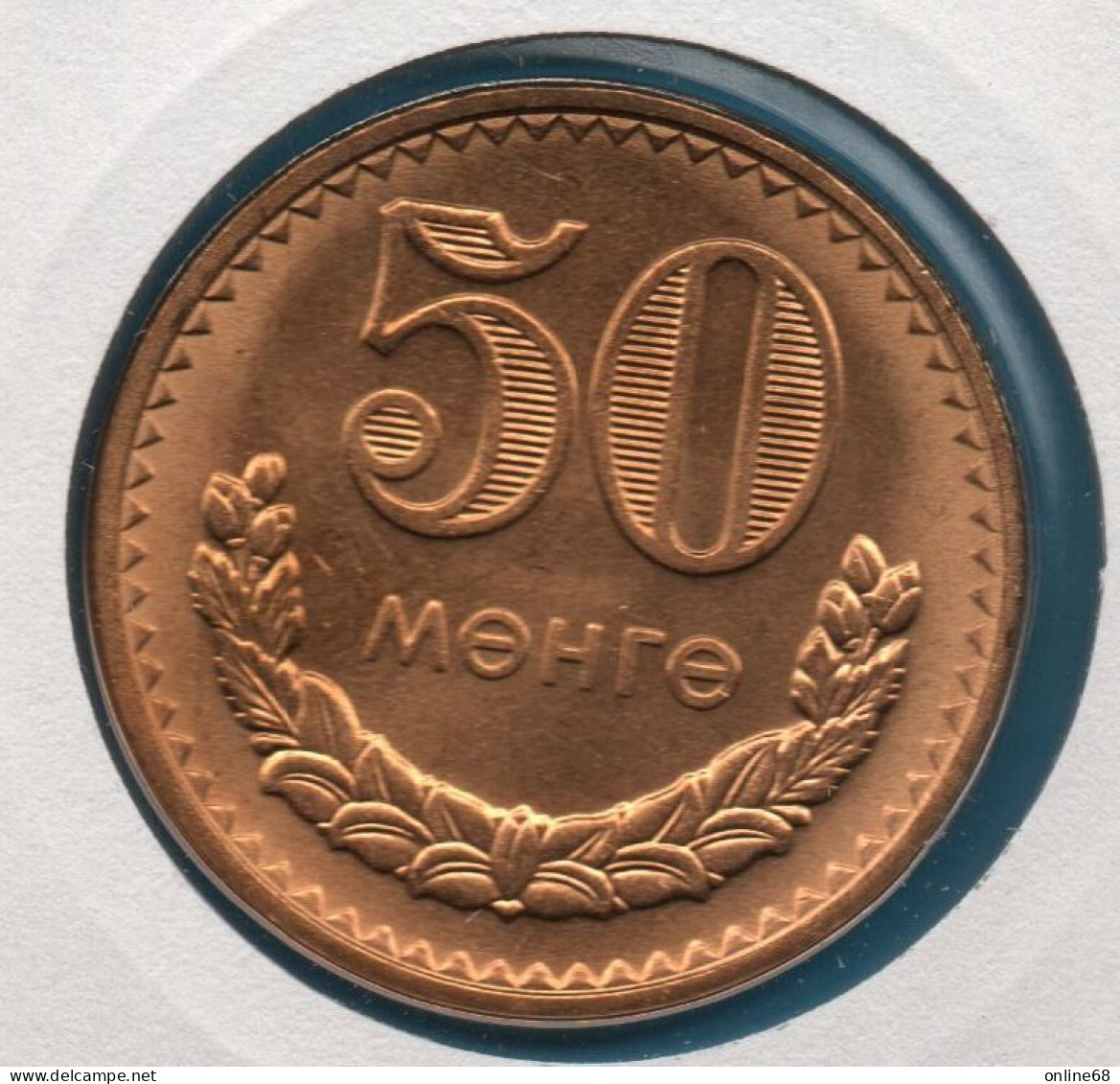 MONGOLIA NUMISBRIEF LIEGNITZ 1241-1981 50 MONGO 1981 KM# 33  VERGOLDET GOLD PLATED - Mongolie