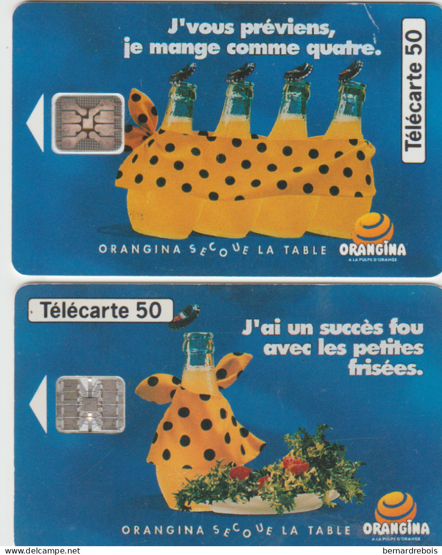 TC23 - F381 - ORANGINA 1 -SALADE Et F381A - ORANGINA 4 BOUTEILLES Pour 1 Euro - Non Classés