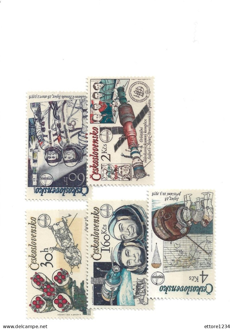 Cecoslovacchia 1979 - Unused Stamps