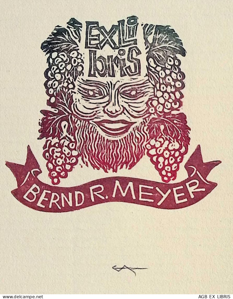 EX LIBRIS ERICH AULITZKY Per BERND R. MEYER L27bis-F02 EXLIBRIS Opus 212 - Bookplates