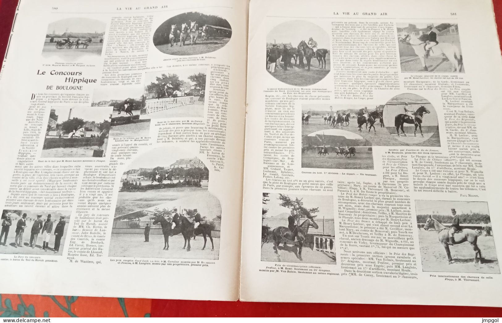 La Vie Au Grand Air N°49 Aoû 1899 Joutes à La Lance Argenteuil Physical Culture College Dartford Hippisme Compiègne Caen - Magazines - Before 1900