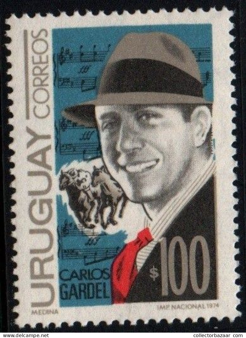 1974 Uruguay Gardel And Score Singer And Motion Picture Actor  #884 ** MNH - Uruguay