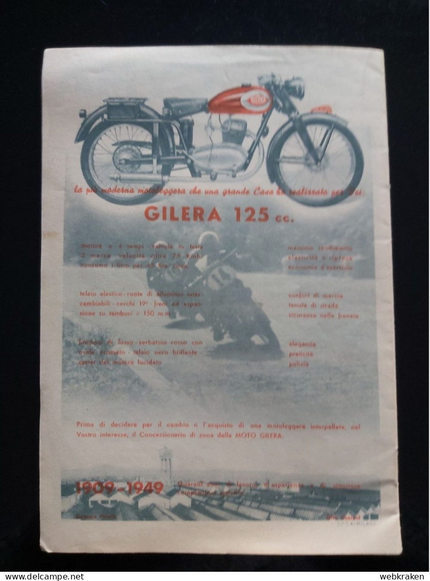 LIBRETTO RIBASSI PREMI SCONTI TURING CLUB ITALIA CON PUBBLICITà 1950 - Werbung