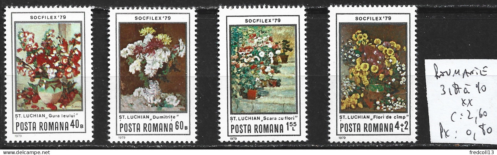 ROUMANIE 3187 à 90 ** Côte 2.60 € - Unused Stamps
