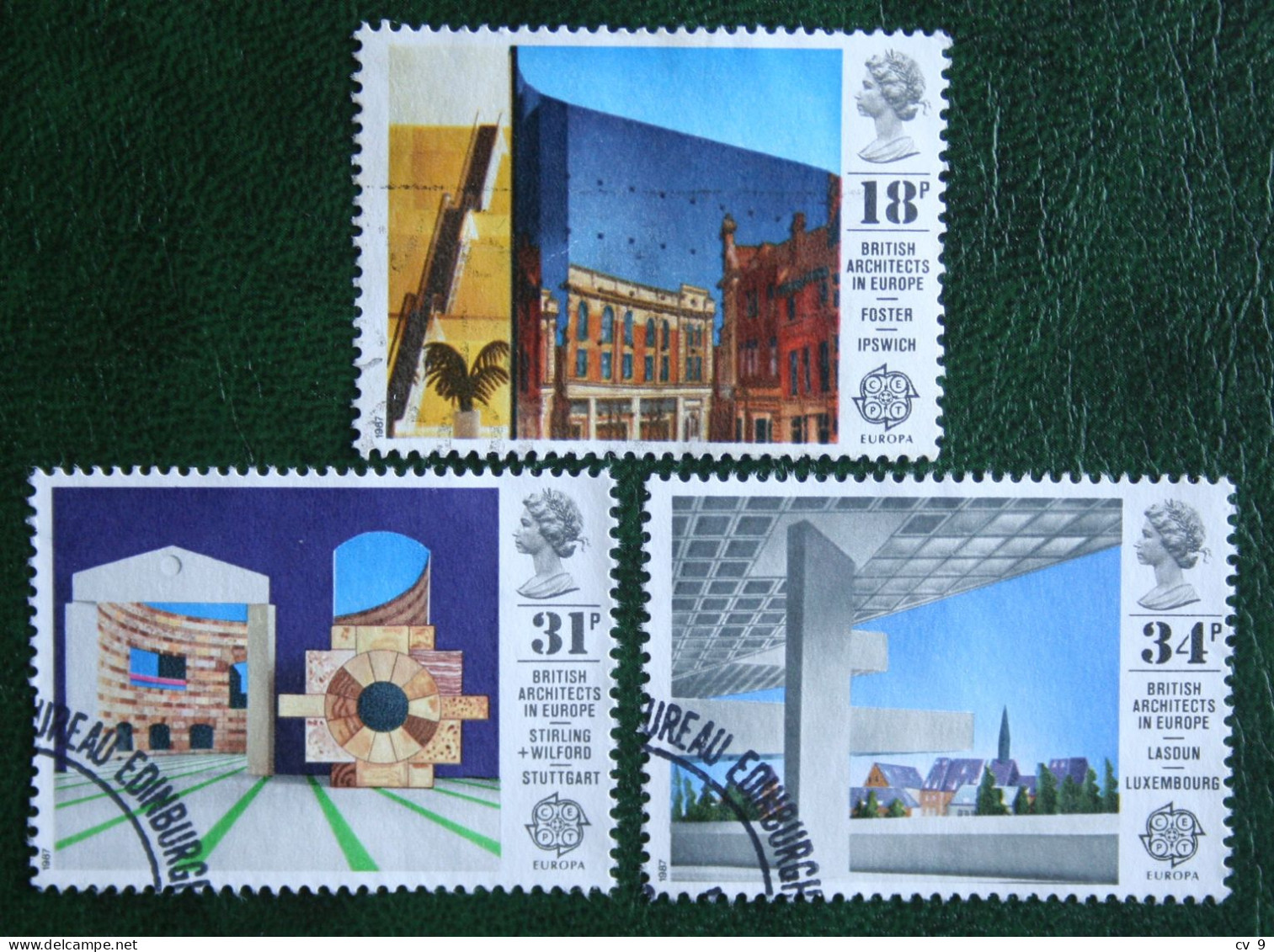 EUROPA CEPT Architecture (Mi 1105 1107-1108) 1987 Used Gebruikt Oblitere ENGLAND GRANDE-BRETAGNE GB GREAT BRITAIN - Used Stamps