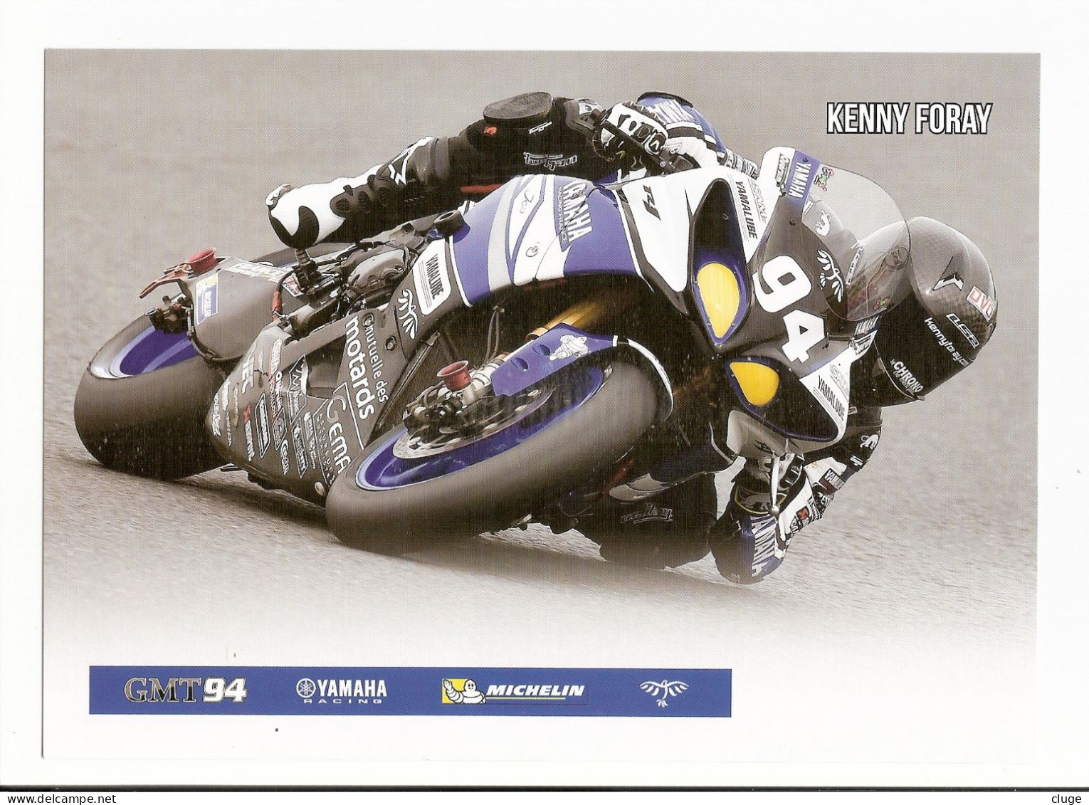 TEAM YAMAHA GMT94 - David Checa (esp) - Mathieu Gines (fra) - Lucas Mahias (fra) - Kenny Foray (fra) -  ( 4 Cartes ) - Sport Moto