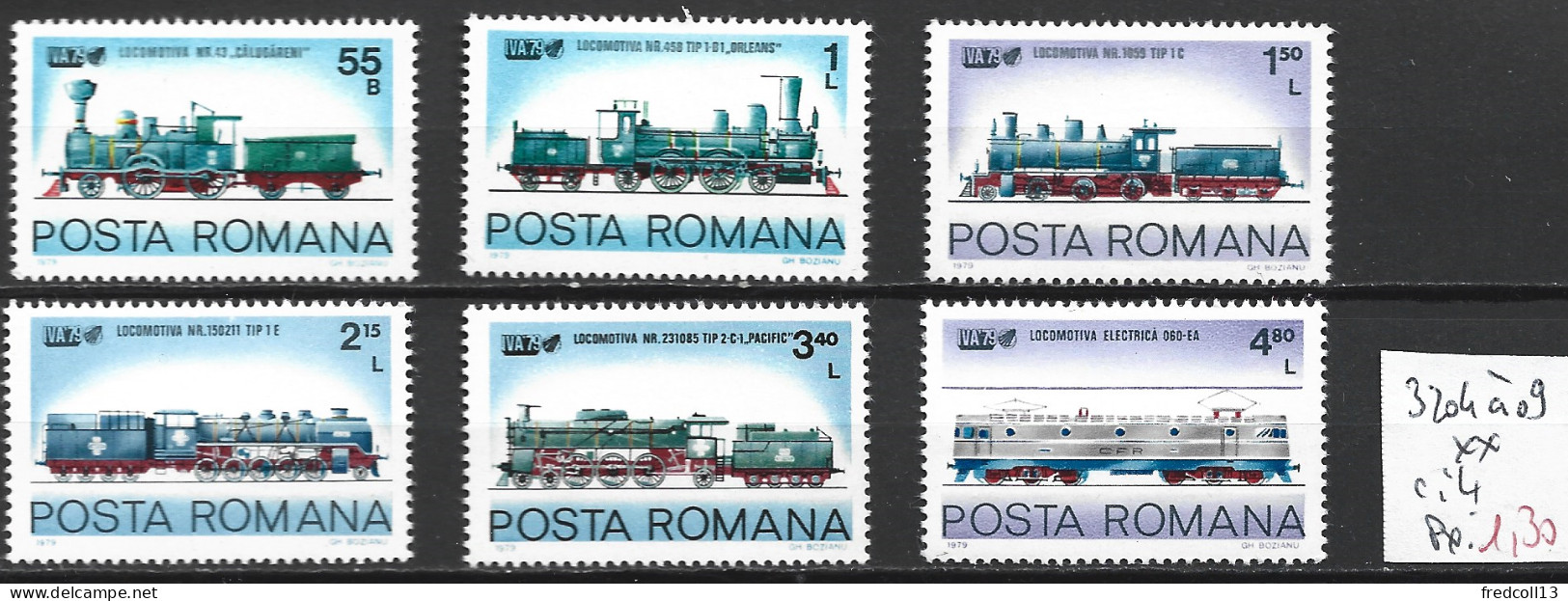 ROUMANIE 3204 à 09 ** Côte 4 € - Unused Stamps