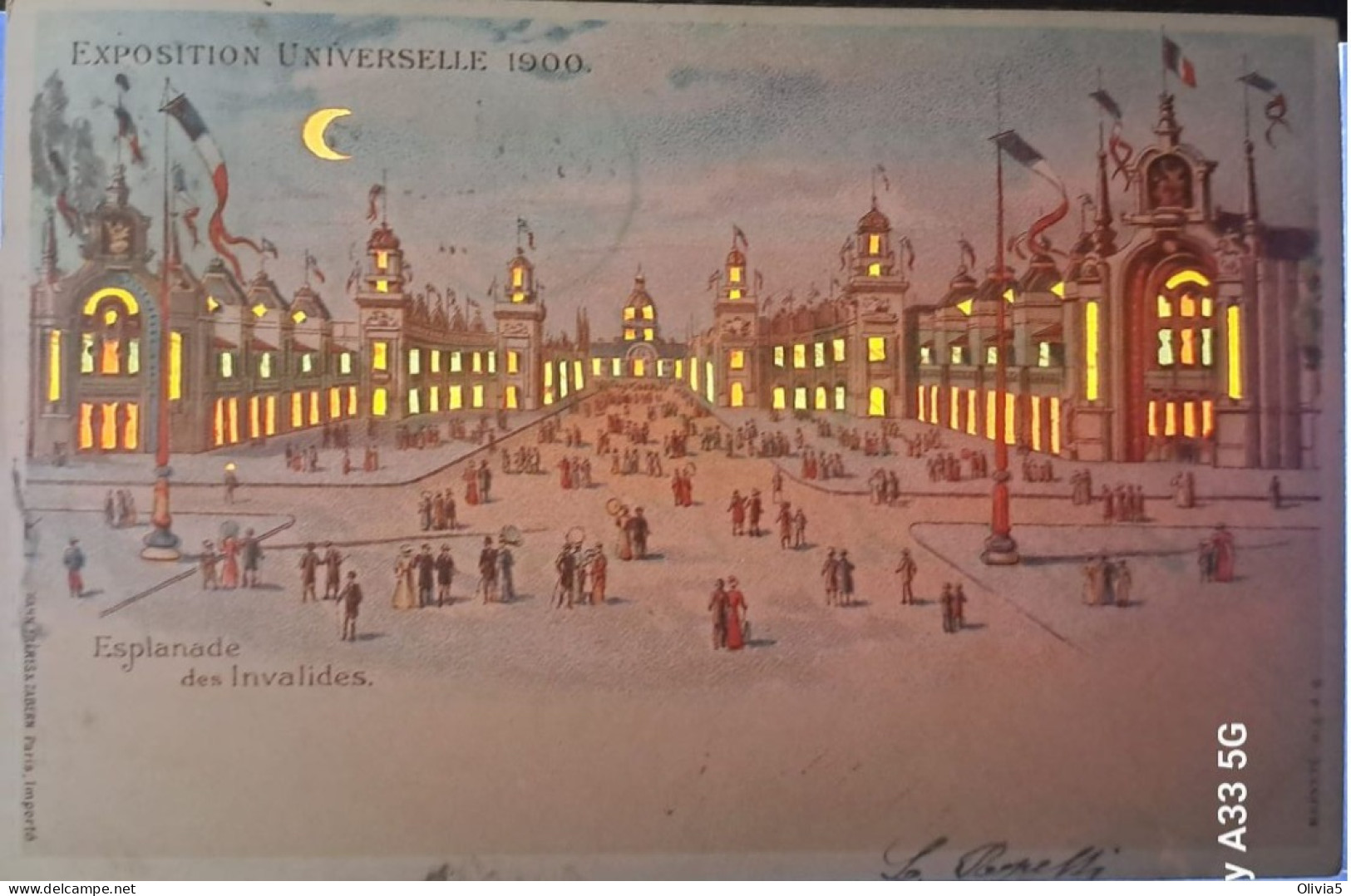 PARIGI - EXPOSITION UNIVERSELLE 1900 - Tegenlichtkaarten, Hold To Light