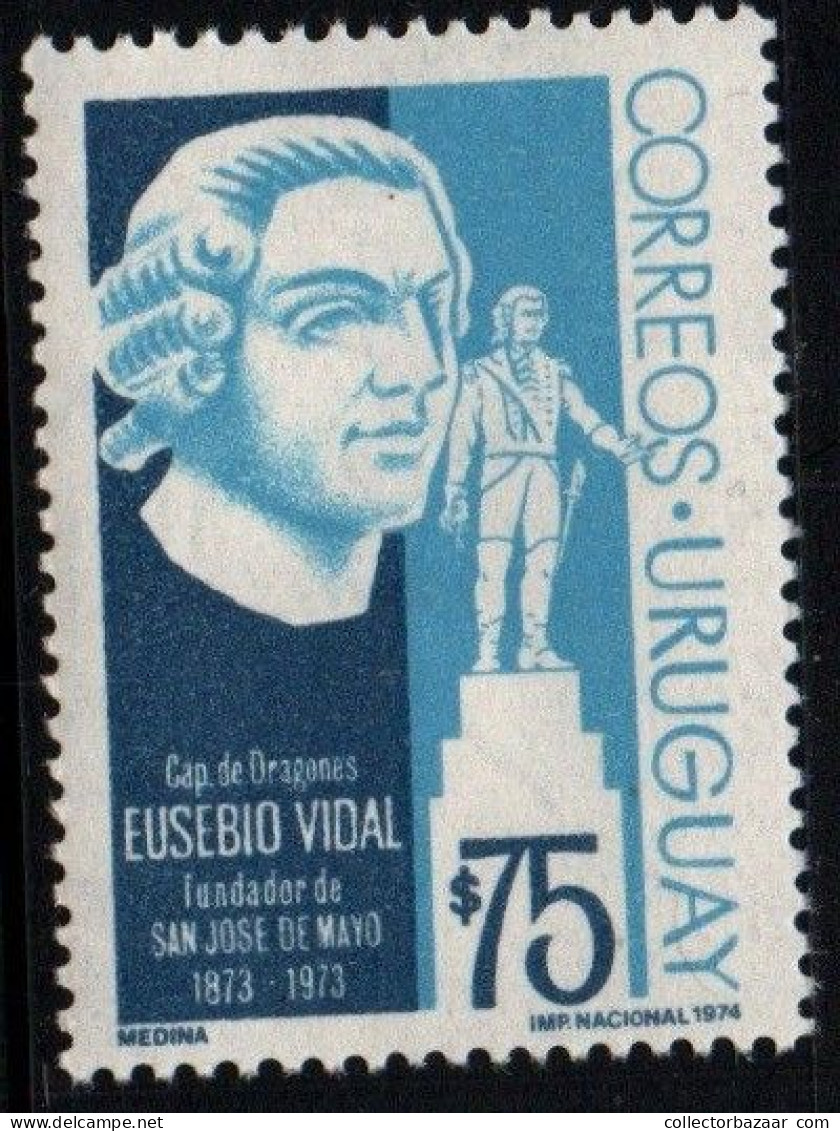 1974 Uruguay Portrait And Statue #887 ** MNH - Uruguay