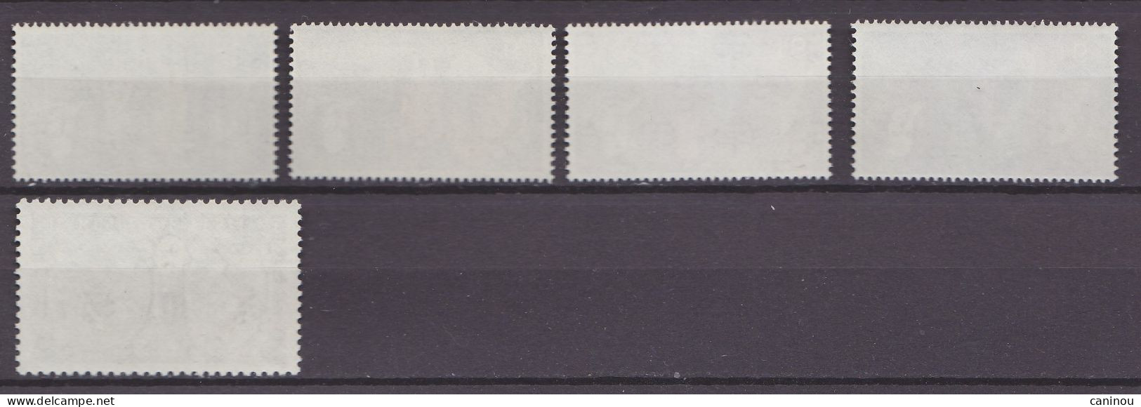 GRANDE BRETAGNE SHAKESPEARE 1964 Y & T 382 - 386 SANS  PHOSPHORE NEUFS SANS CHARNIERES - Unused Stamps