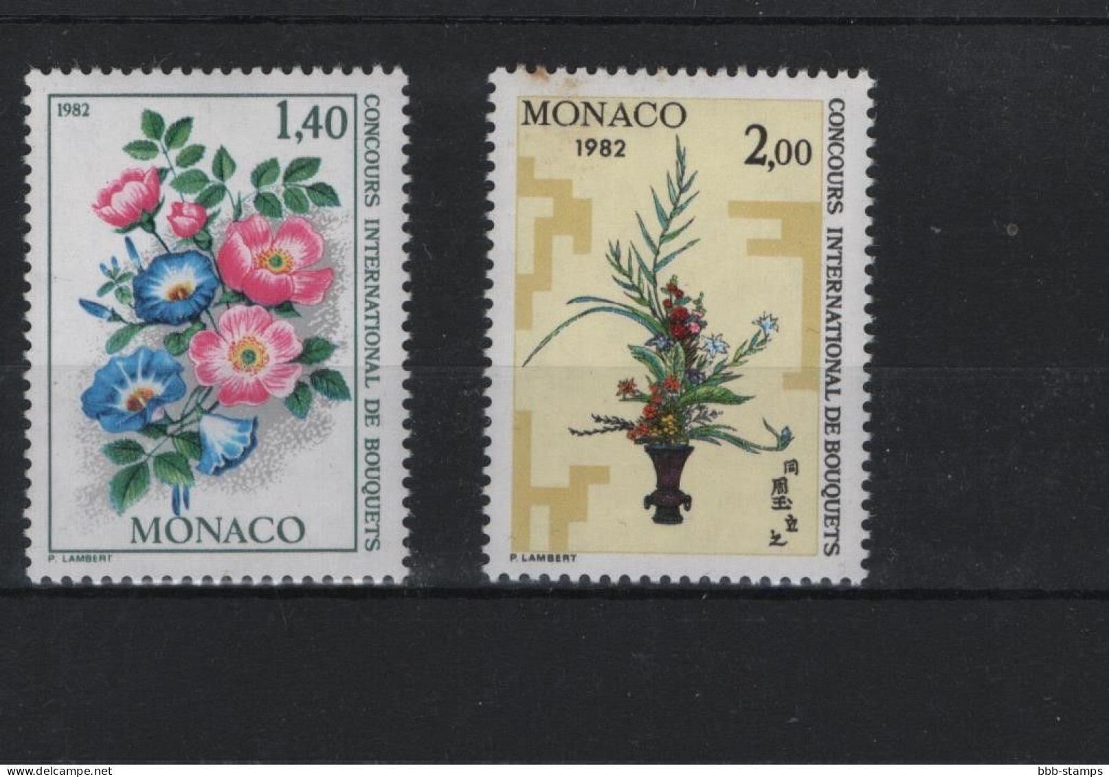 Monaco Michel Cat.No.  Mnh/** 1496/1497 - Unused Stamps