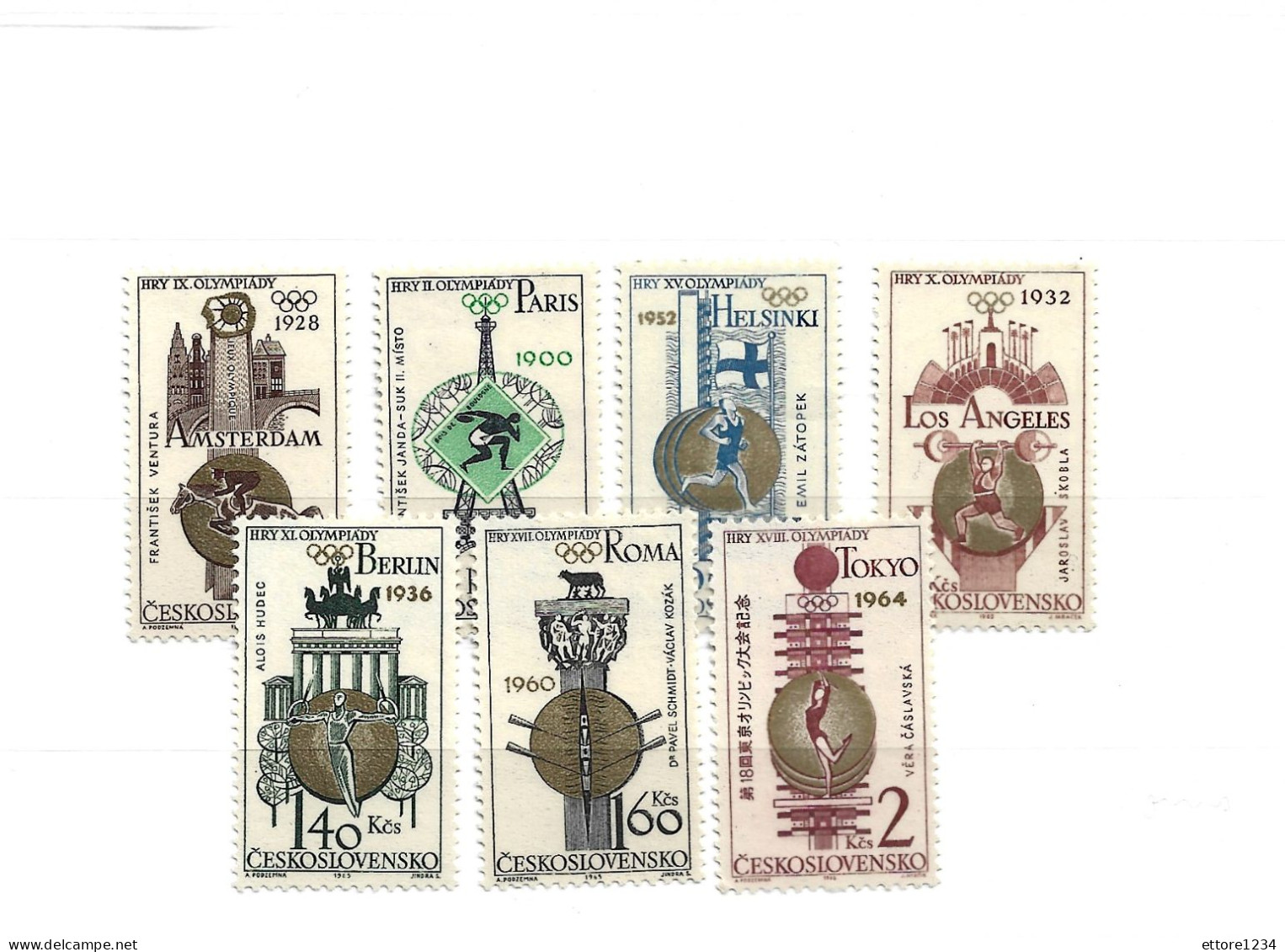 Cecoslovacchia 1965 - Unused Stamps