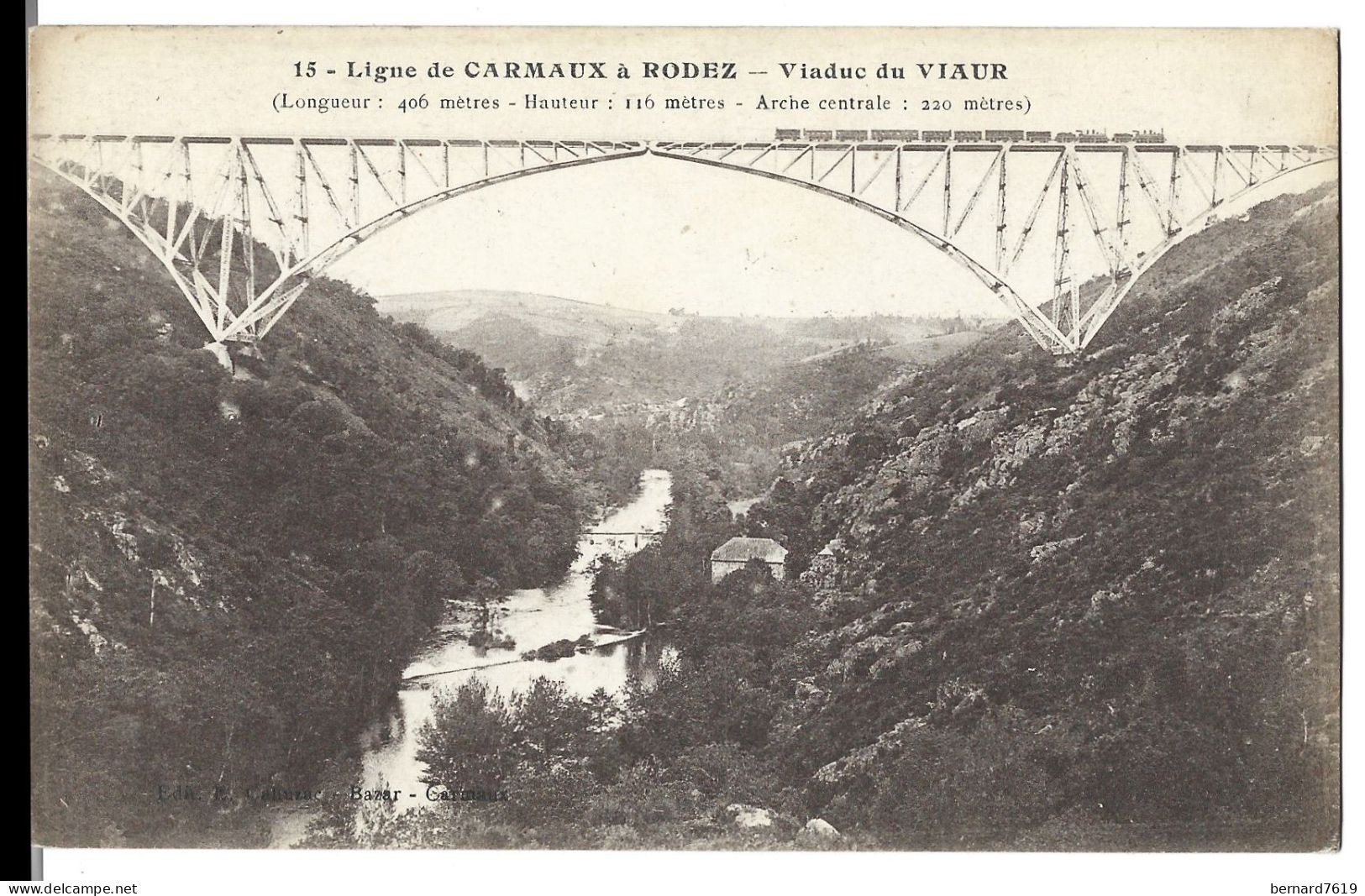 81  Ligne  Carmaux  A Rodez -  Viaduc De Viaur - Carmaux