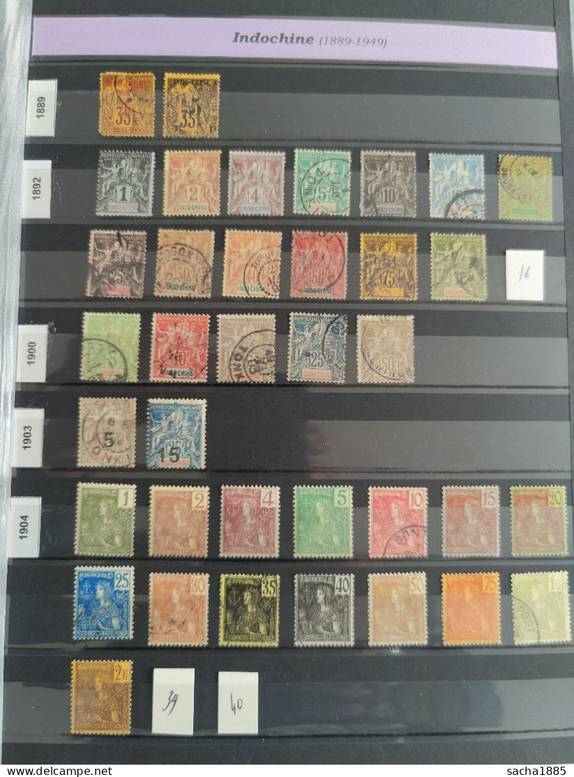 Indochine Collection - Unused Stamps