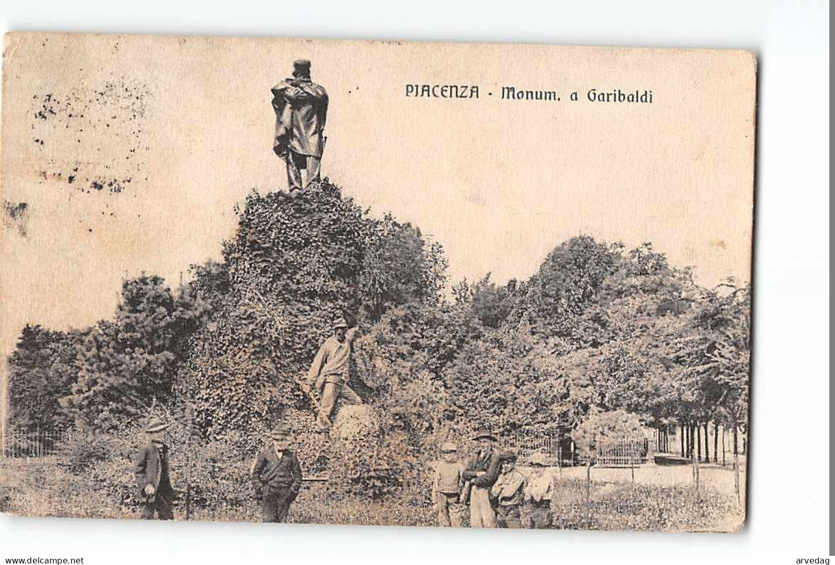 16438 PIACENZA MONUMENTO A GARIBALDI - Piacenza