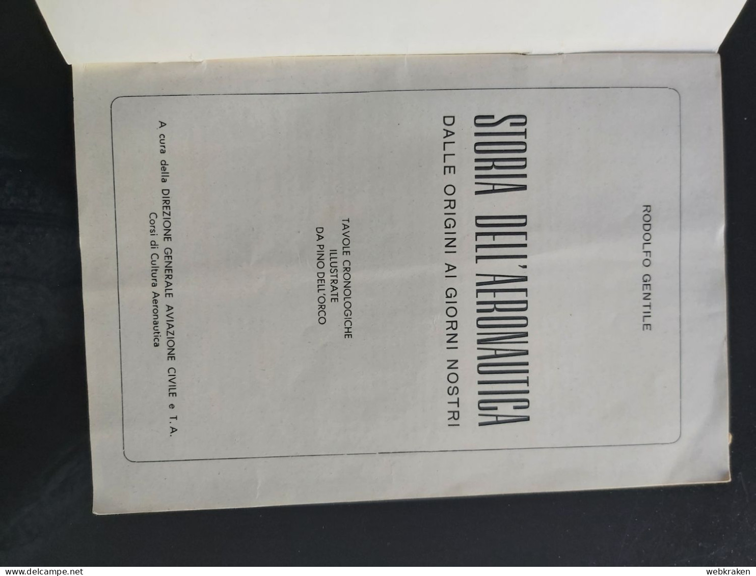 LIBRO RIVISTA NR. 1 QUADERNO NR. 1 STORIA AERONAUTICA EDIZIONI CIELO ROMA - Altri & Non Classificati