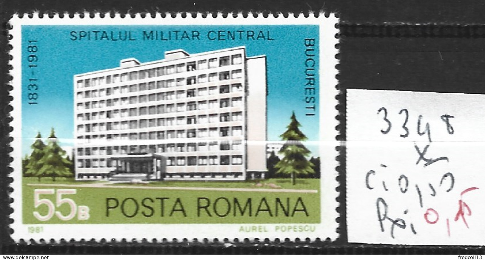 ROUMANIE 3348 * Côte 0.50 € - Unused Stamps