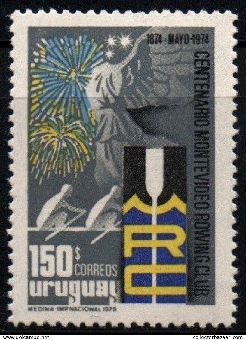 1975 Uruguay Nike Fireworks Rowers And Club Emblem #908 ** MNH - Uruguay