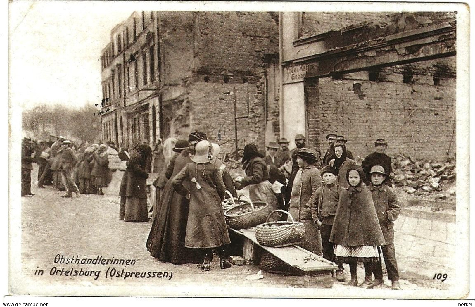 POLEN  OSTPREUSSEN ORTELSBURG FELDPOST 1917 MARKT Nr  1267 D1 - Polen